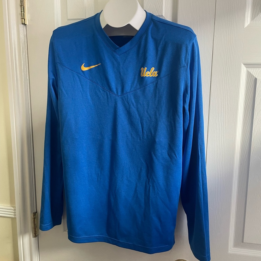 Men’s Nike Blue and Yellow UCLA Long Sleeve Shirt ( Medium)